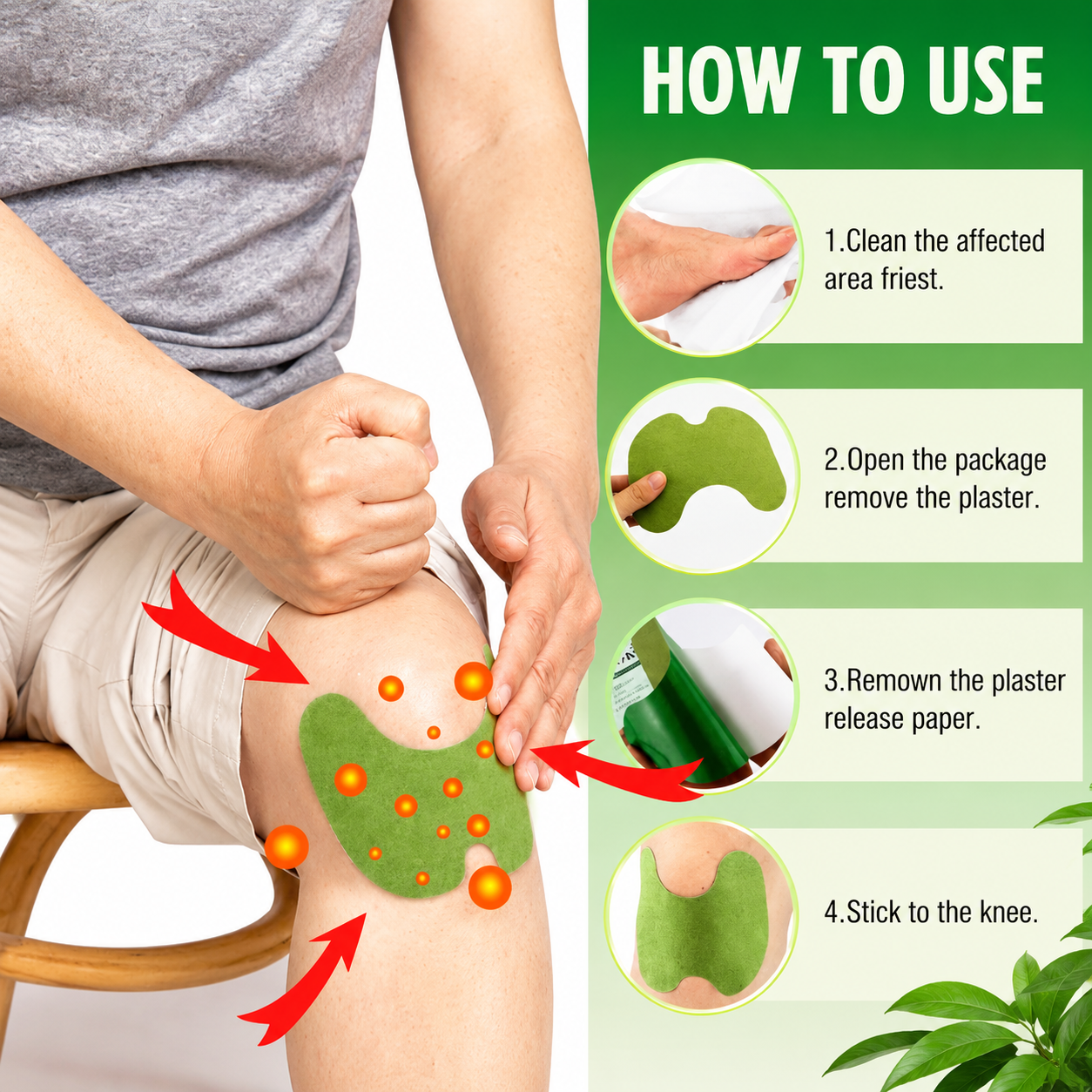 ReliefWear Knee Comfort Patch | Pack of 10, 20 and 30