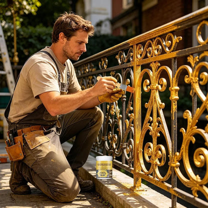 Water Resistant Water Based Gold Paint pack of 2
