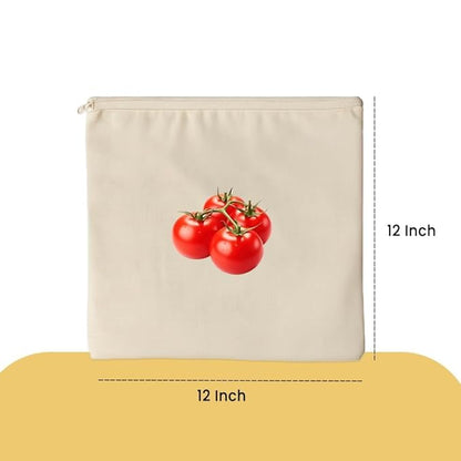 Reusable Cotton Vegetable Storage Bags for Fridge