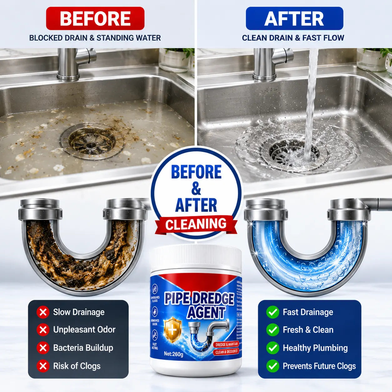 Powerful Pipe Dredging Agent | BUY 1 GET 1 FREE