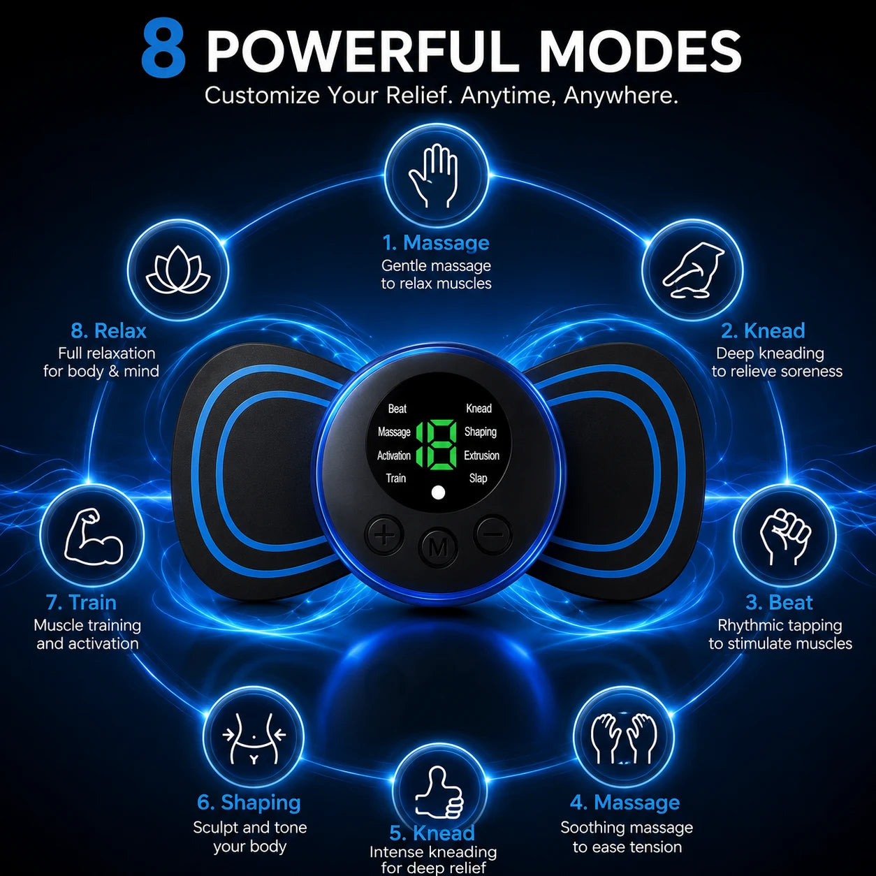 Butterfly Mini Electric Body Massager