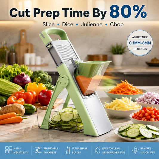 ProCut Adjustable Mandoline Slicer for Kitchen