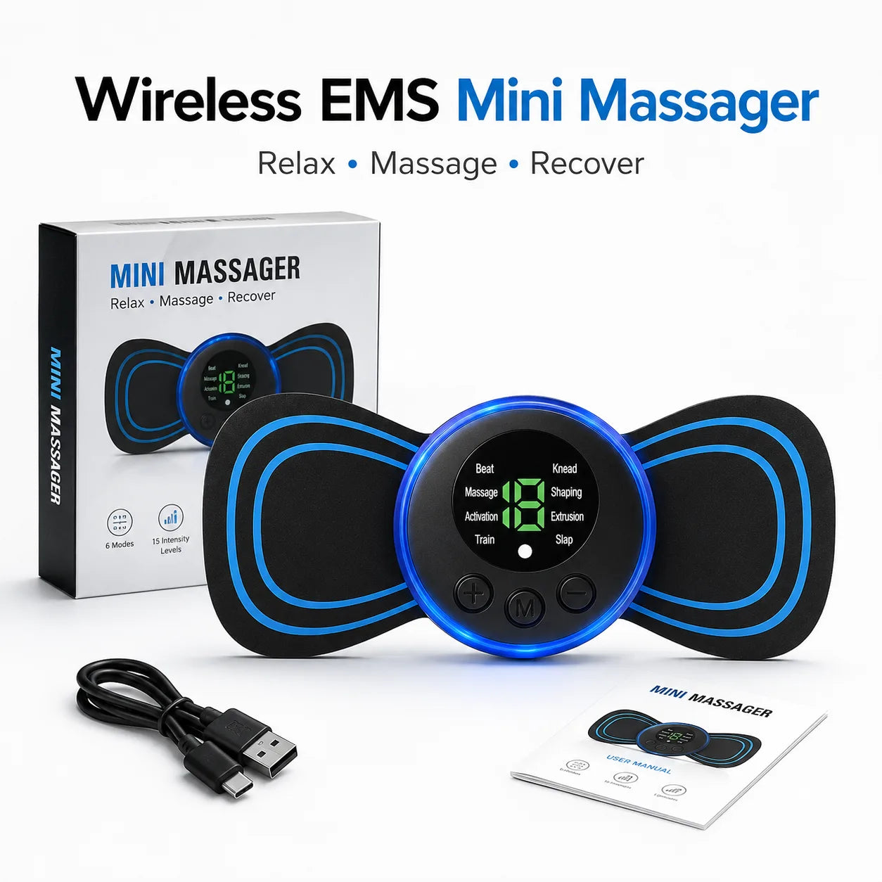 Butterfly Mini Electric Body Massager