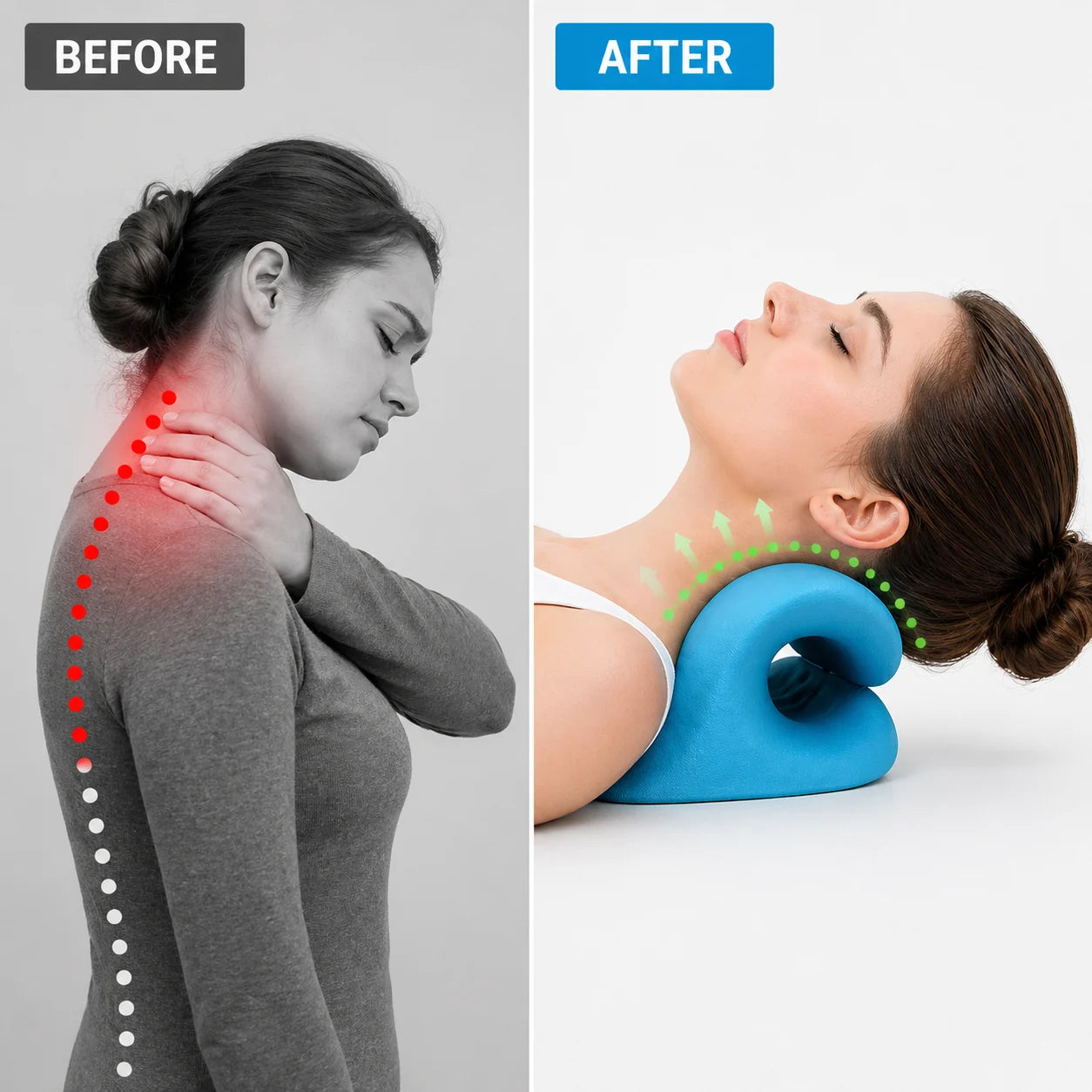 Cervical Neck Traction Pillow