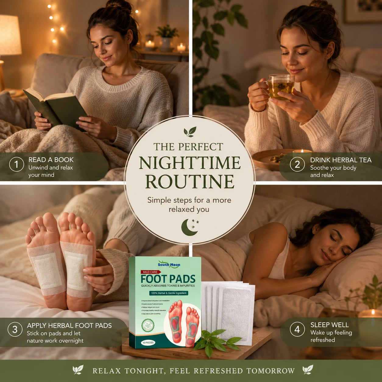 Herbal Ingredient Detox Foot Pads | BUY 1 GET 1 FREE